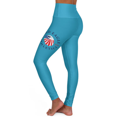 BEA High Waisted Blue Yoga Leggings