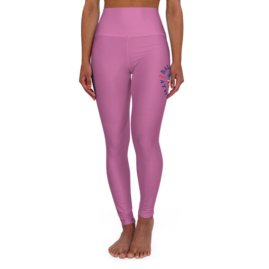 BEA High Waisted Pink Yoga Leggings