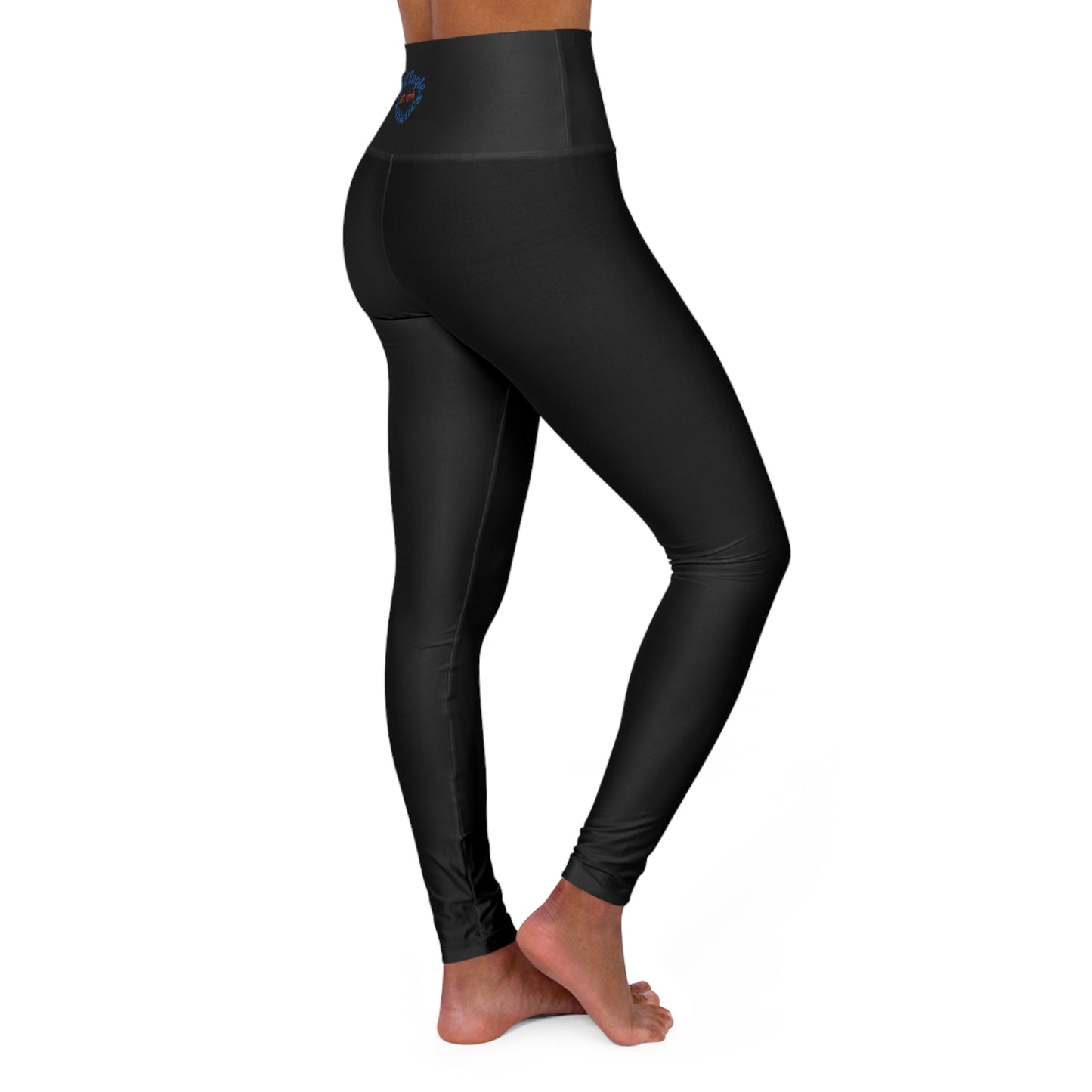 BEA High Waisted Yoga Leggings (Waistband Logo)