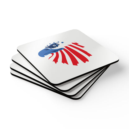 BEA Eagle Corkwood Coaster Set